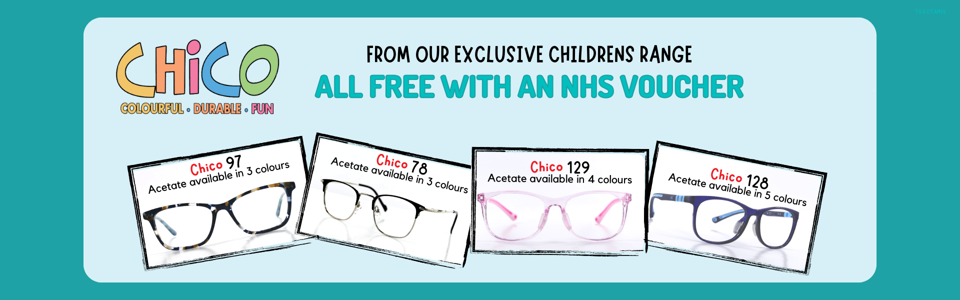 chico glasses offer banner