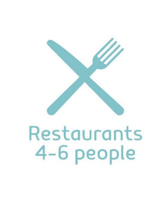 restaurants icon - hearing aids